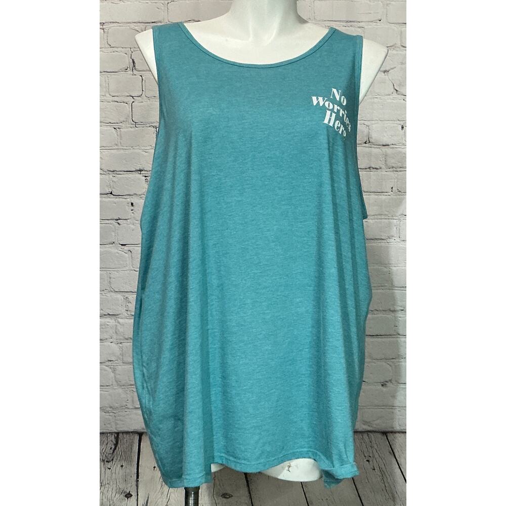 Torrid Sleep Women's “No Worries Here” Tank Top (Size 5)